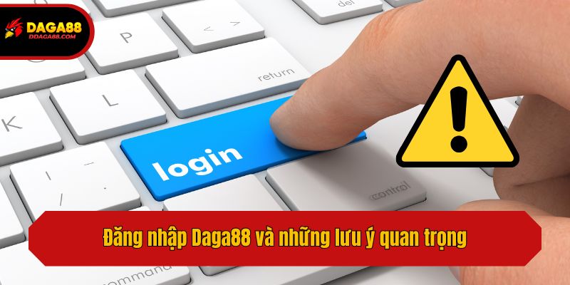 Đăng nhập Daga88 và những lưu ý quan trọng